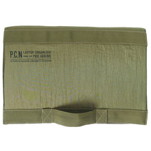 Load image into Gallery viewer, Parachute Nylon Laptop Organiser Olive